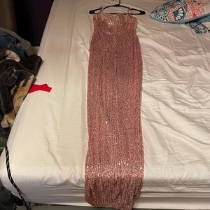 Sparkly pink dress
